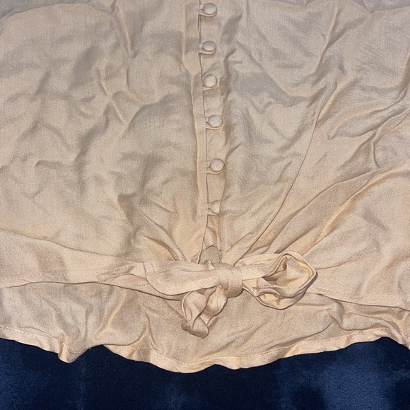 NWT, Sim and Sam, Large, blush pink top with button down front - Picture 3 of 4